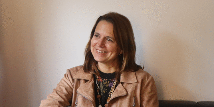 La cònsol major d'Escaldes-Engordany, Rosa Gili, al seu despatx.