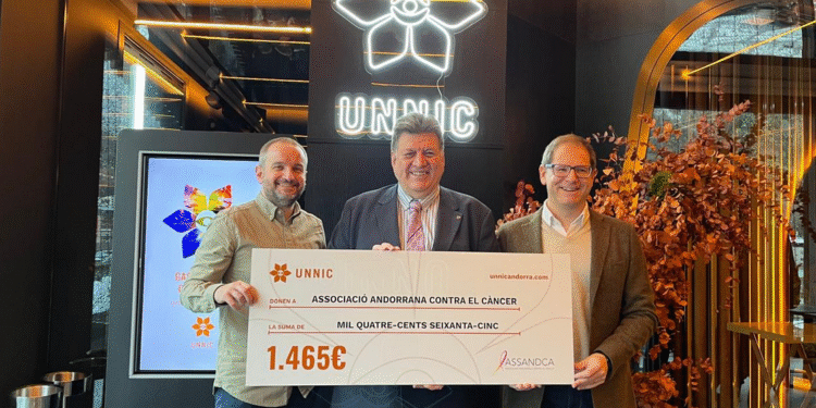 Unnic dona 1.465 euros a Assandca en una nova acció solidària