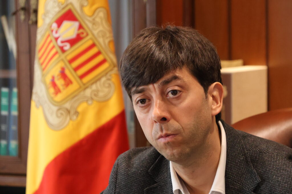 El cònsol major d'Andorra la Vella, Sergi González. Foto: ANA