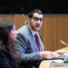 Pere Baró i Laia Moliné al Consell General. Foto: Consell General