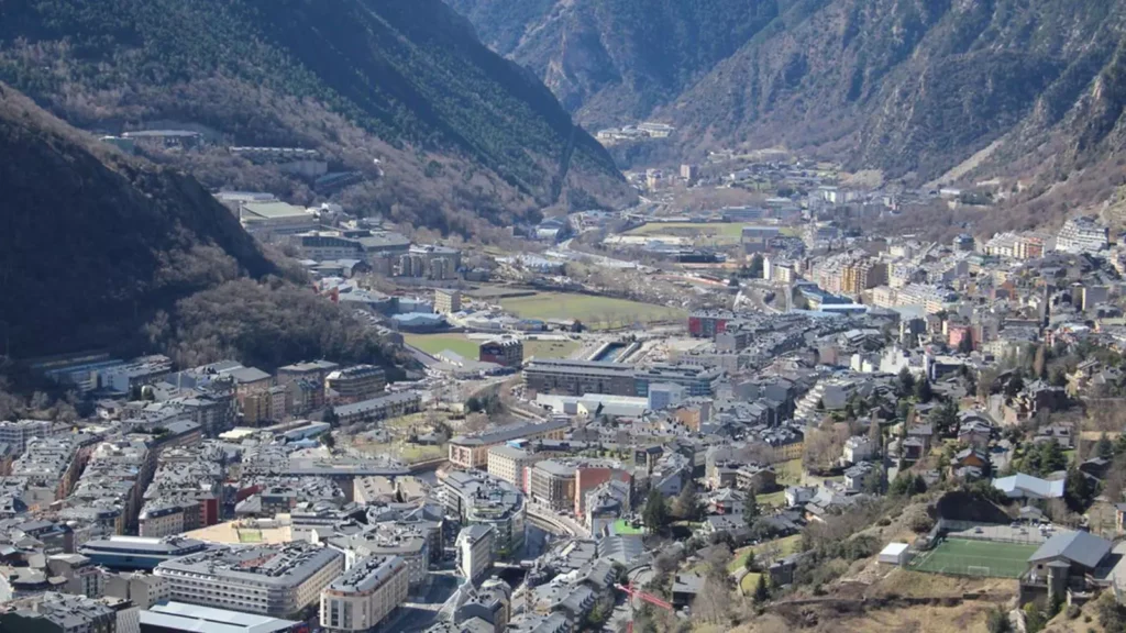 Vista aèria d'Andorra. Foto: Google.