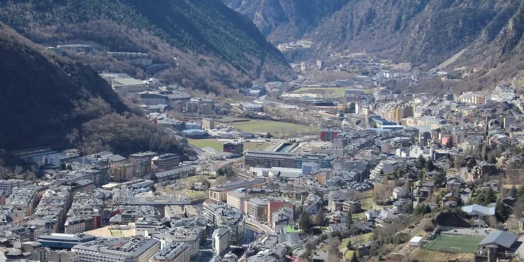 Vista aèria d'Andorra. Foto: Google.