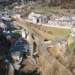 Vista aèria de la Massana que inclou la simulació del futur vial. Foto: Govern.