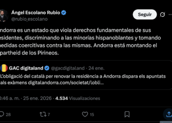 Imatge del missatge de Convivencia Civica Catalana a través del seu president. Foto: X.