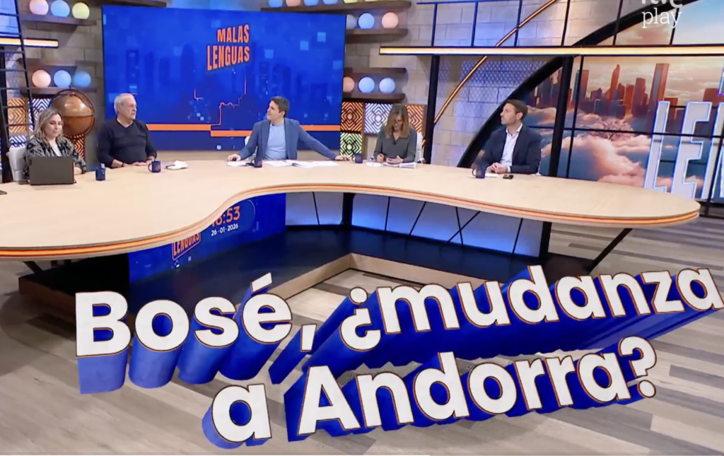 Imatge del programa Malas Lenguas. Foto: X.