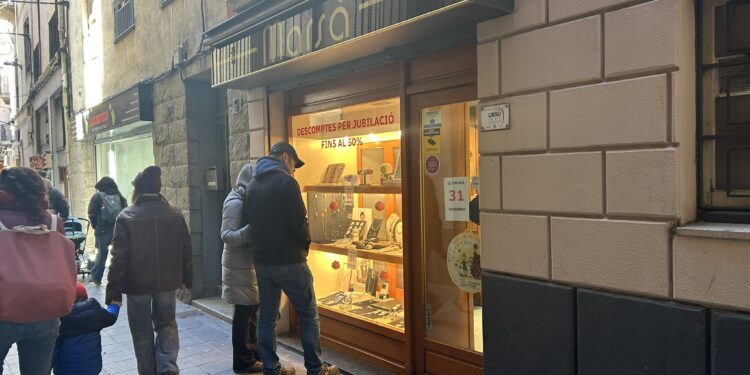La joierai Marsà va tancar el dia 31. Foto: Ràdio Seu.