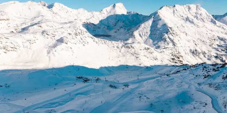 L'allau ha tingut lloc a la zona d'Arcalís, però no ha afectat les pistes obertes. Foto: Google.