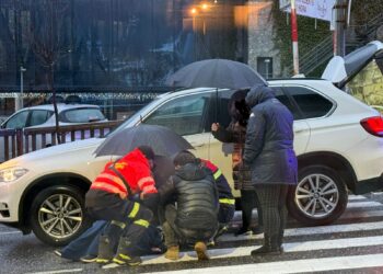 Atenció a la víctima. Foto: Xarxes.