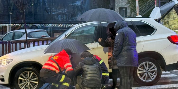 Atenció a la víctima. Foto: Xarxes.