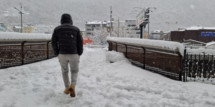 Andorra la Vella es desperta amb 20 centímetres de neu