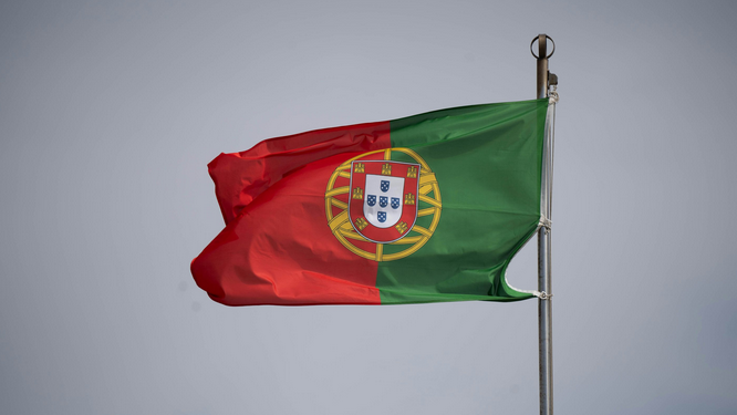Bandera de Portugal.