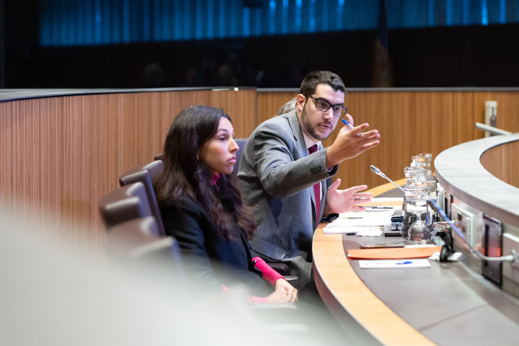 Pere Baró al Consell General. Foto: Consell General