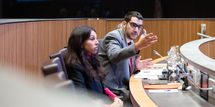 Pere Baró al Consell General. Foto: Consell General