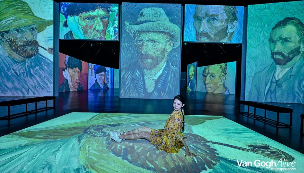 Una imatge de l'exposició. Foto: Van Gogh Alive.