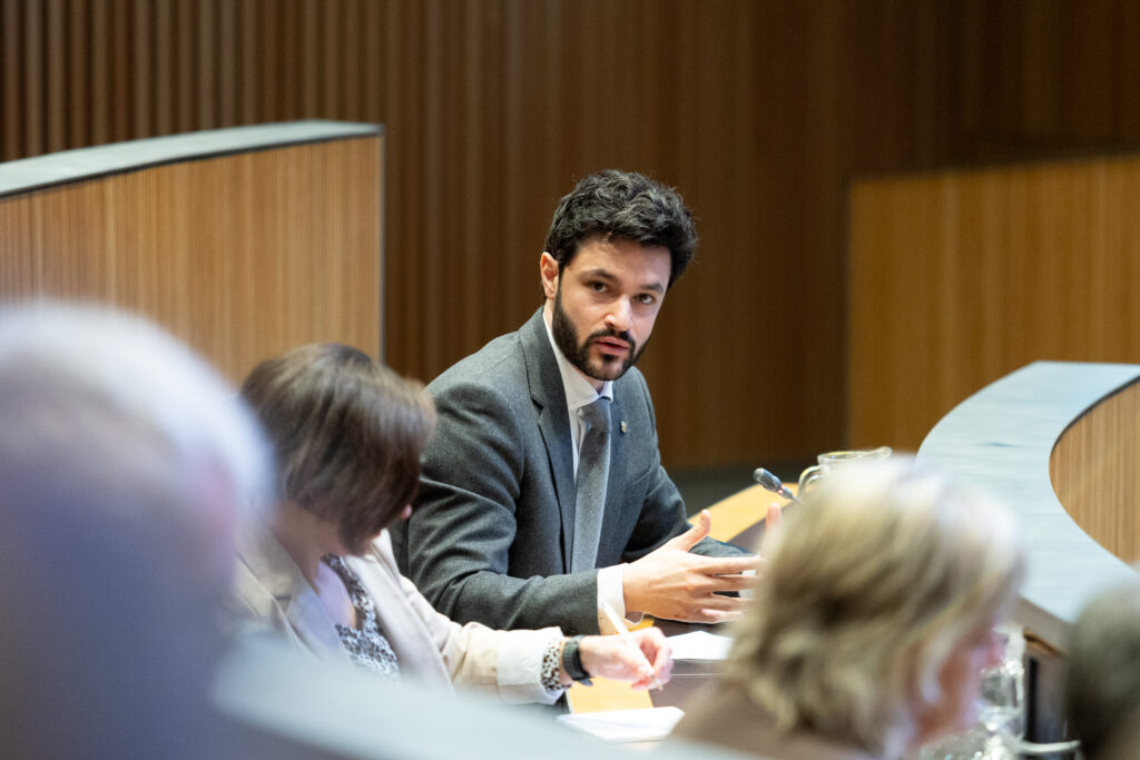 El president del grup parlamentari de Concòrdia, Cerni Escalé. Foto: Consell General
