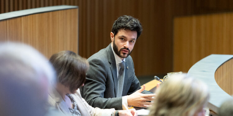 El president del grup parlamentari de Concòrdia, Cerni Escalé. Foto: Consell General