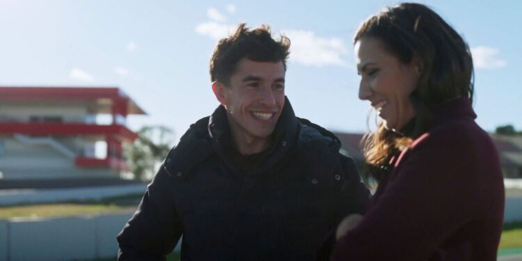 Ana Pastor entrevistant Marc Márquez a la Sexta. Foto A3Media.