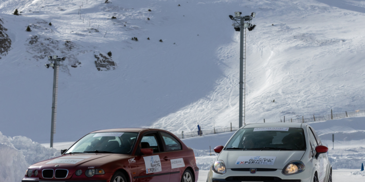 Albert Llovera crea una escola pionera de conducció adaptada sobre neu i gel
