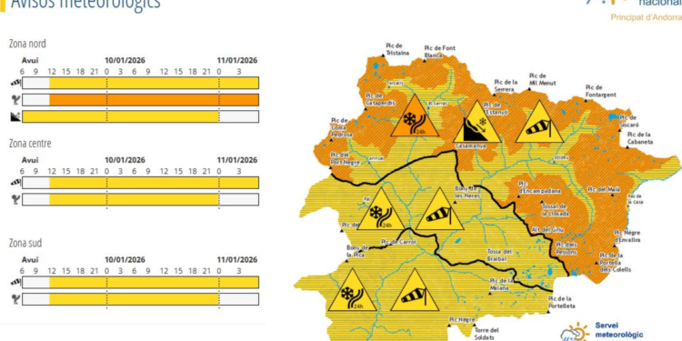 Previsió d’acumular 20 centímetres de neu a 1.500 durant el cap de setmana