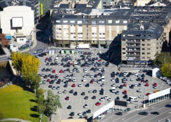 Imatge de l'aparcament del Parc Central. Foto: Comú ALV.