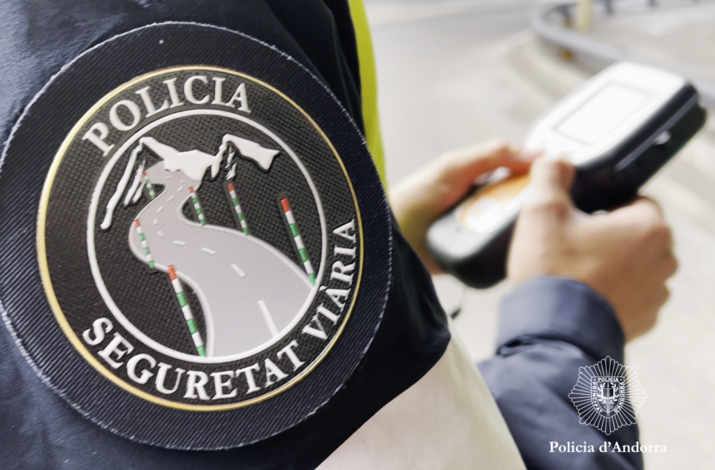 Un control de la policia. Foto: Policia d'Andorra