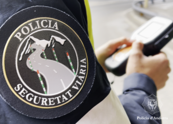 Un control de la policia. Foto: Policia d'Andorra