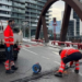 Demanen precaució als motoristes que circulen pel pont de la Constitució per una avaria