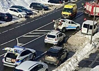 Lloc on ha tingut lloc l'accident. Foto: ANA.