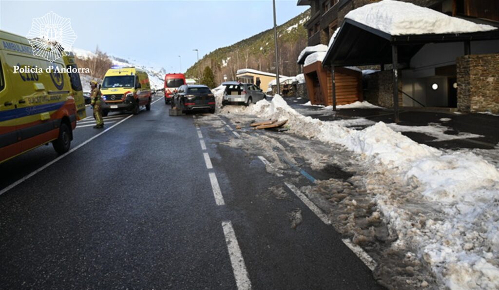 L'indret on va tenir lloc el succés. Foto: Policia d'Andorra