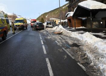 L'indret on va tenir lloc el succés. Foto: Policia d'Andorra