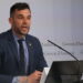 El secretari d'estat de Transició Energètica, Transport i Mobilitat, David Forné, durant la roda de premsa. Foto: I. M. (ANA)