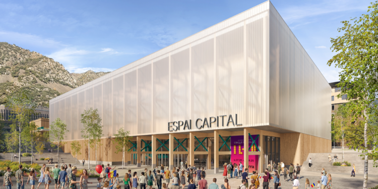 El disseny de com serà l'Espai Capital. Foto: Comú d'Andorra la Vella