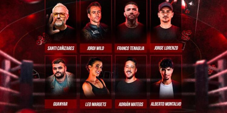Imatge dels jugadors del torneig de famosos. Unnic.