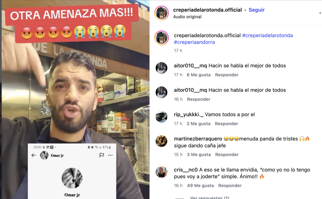 Imatge del vídeo. Foto: Instagram.