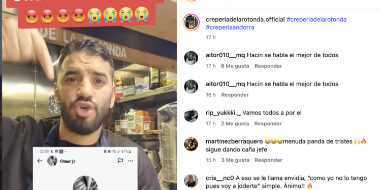 Imatge del vídeo. Foto: Instagram.