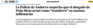 Notícia d'El País sobre Collado / El País.