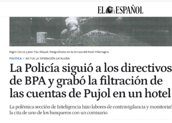 Article que recull el seguiment de l'entrega i on hi ha Miquel i Cierco a la foto / El Español