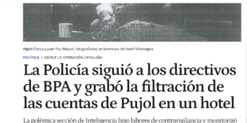 Article que recull el seguiment de l'entrega i on hi ha Miquel i Cierco a la foto / El Español