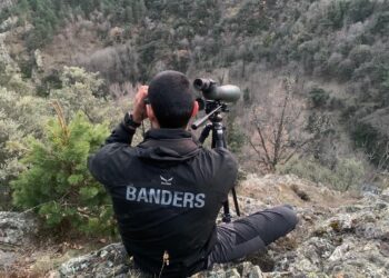 Banders durant un control al medi. Foto: Banders d'Andorra