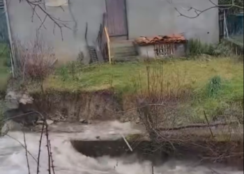 El vídeo de la violenta crescuda del riu Arget prop de l’Arieja