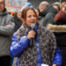 La cònsol major d'Escaldes-Engordany, Rosa Gili, durant la celebració dels Encants de Sant Antoni.