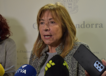 La ministra de presidència, economia, treball i habitatge, Conxita Marsol (Foto: I. M.).