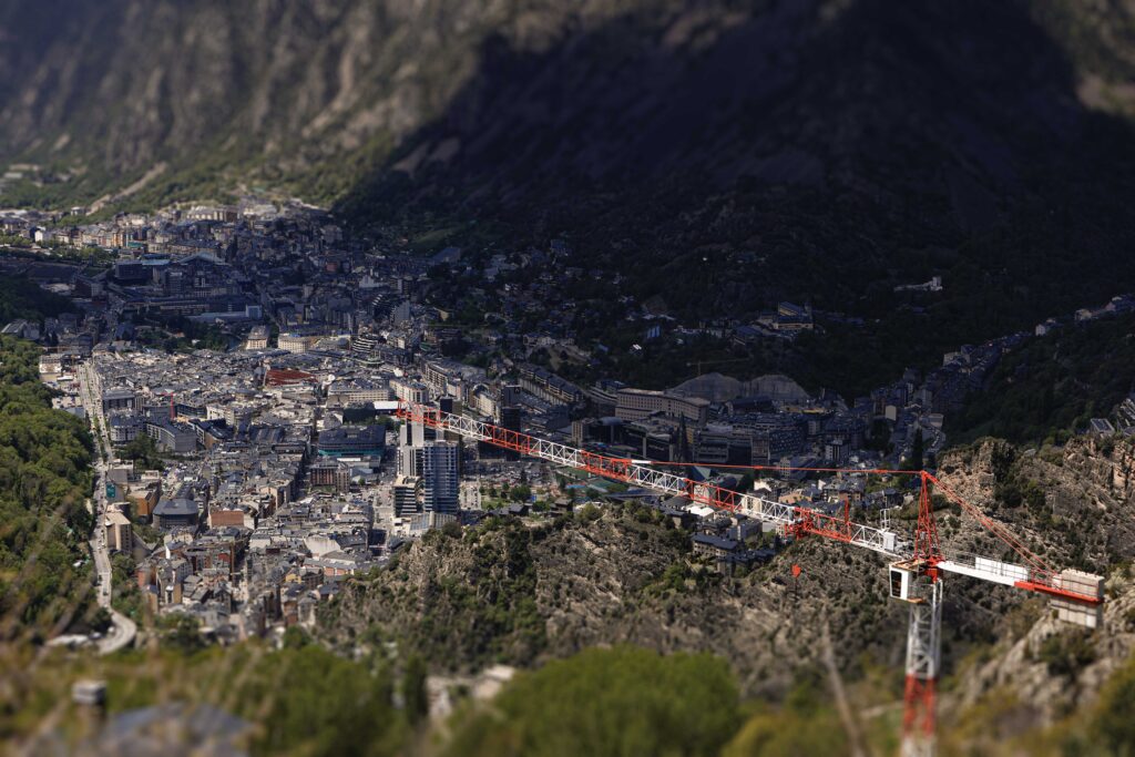 Vista aèria de la vall central. Foto: SFG