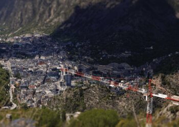 Vista aèria de la vall central. Foto: SFG