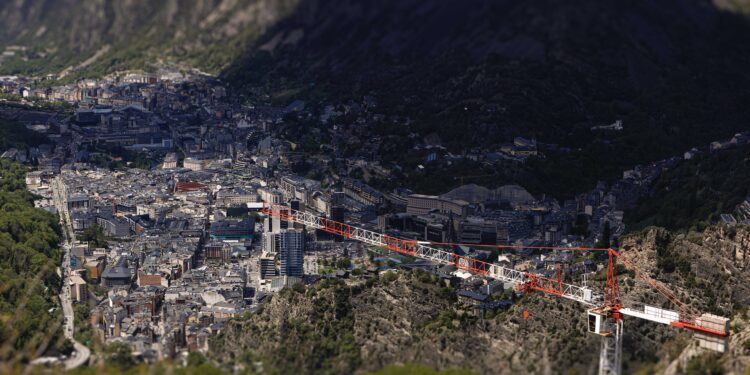 Vista aèria de la vall central. Foto: SFG