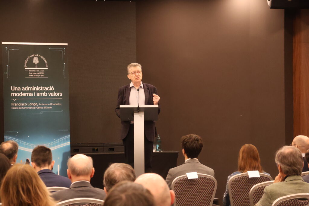 Francisco Longo, professor d'ESADEGov, Centre de Governança pública d'Esade. Foto: D. M. (ANA)