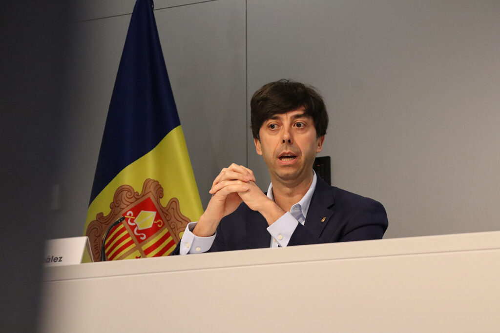 El cònsol major d'Andorra la Vella, Sergi González. Foto: M. R. (ANA)