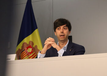 El cònsol major d'Andorra la Vella, Sergi González. Foto: M. R. (ANA)
