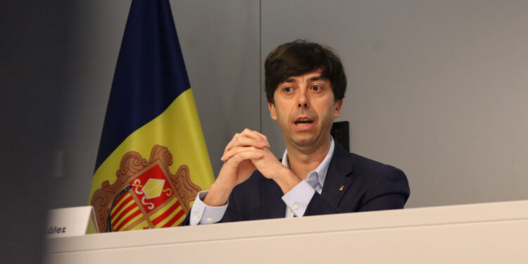 El cònsol major d'Andorra la Vella, Sergi González. Foto: M. R. (ANA)