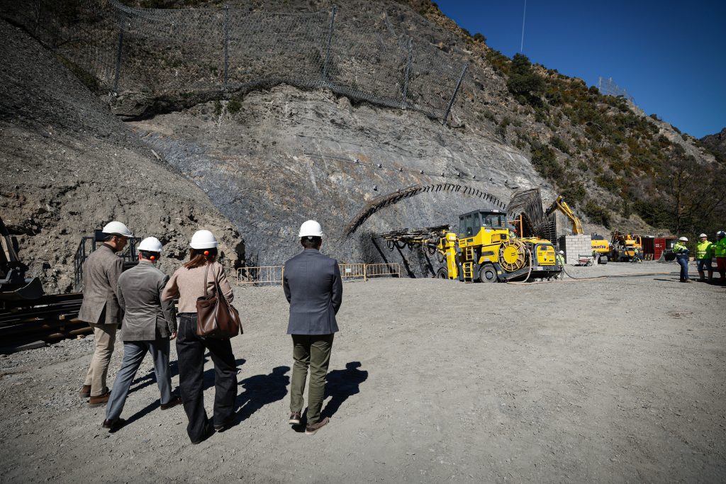 Visita de Govern a la zona de les obres. Foto: SFG